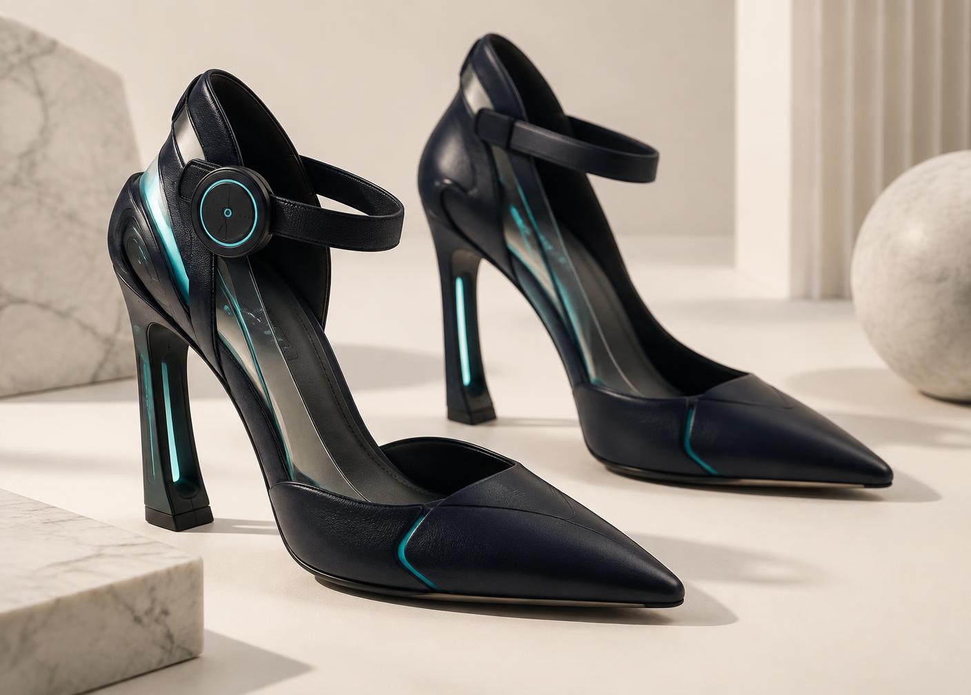 CyberHeels smart shoes with embedded technology details